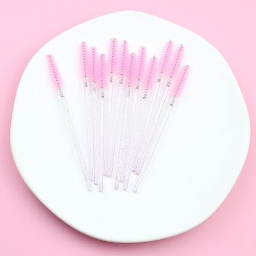 Miniatura 5 de 100 varitas de rímel de pestañas, desechables, aplicadores de maquillaje, carretes de cejas, carretes de cepillo para extensiones de pestañas,