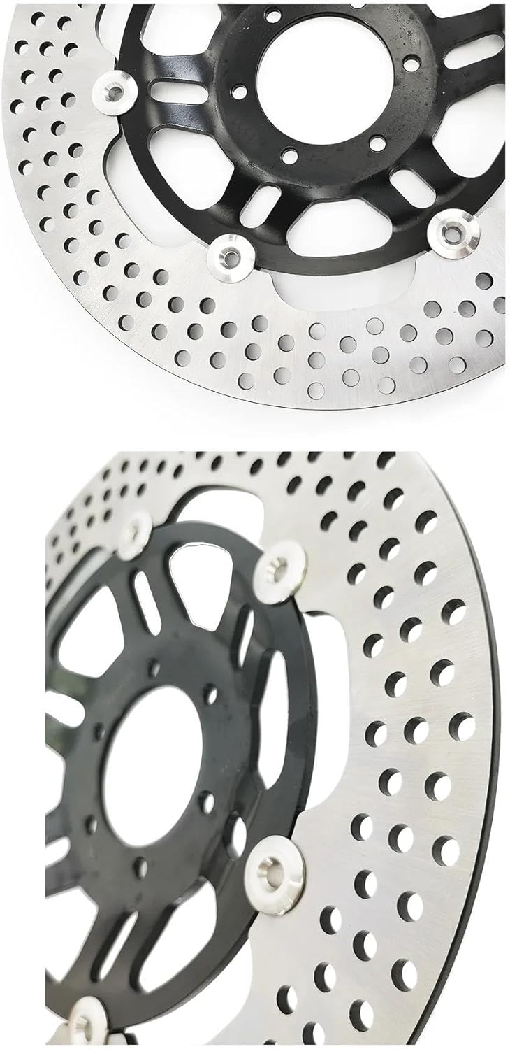 ＫＨ２５０　ディスク　ローター　トレンチカット２枚　黒/ ダブル 対応KH400 KH400 ディスク ローター トレンチカット1枚 黒/ダブル