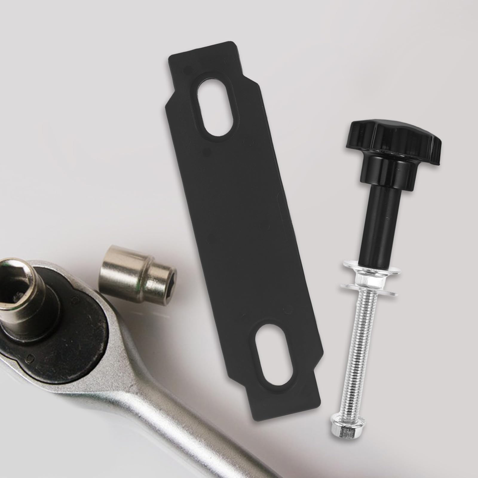 Toddmomy Kit di Montaggio Leggero in Lega di Alluminio per Staffa di Recupero e Fissaggio Pedane Antiscivolo da Tetto Auto per Trasporto Attrezzatura e Bagagli Nero