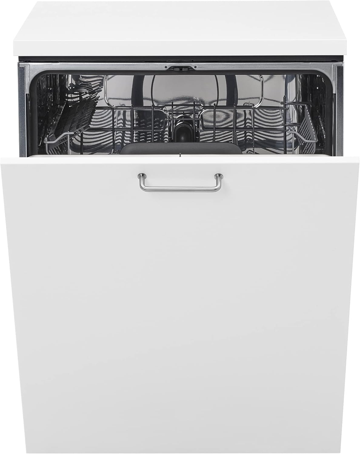 RENODLAD 60 cm Integrated Dishwasher with door slightly ajar