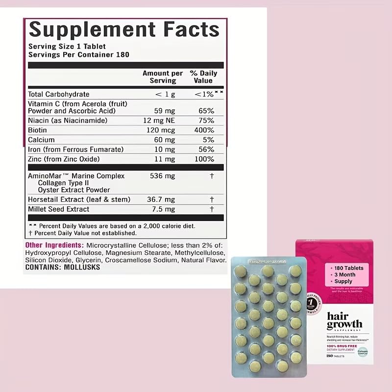 Hair Growth Supplements for Women - Thicker Fuller Hair Support
