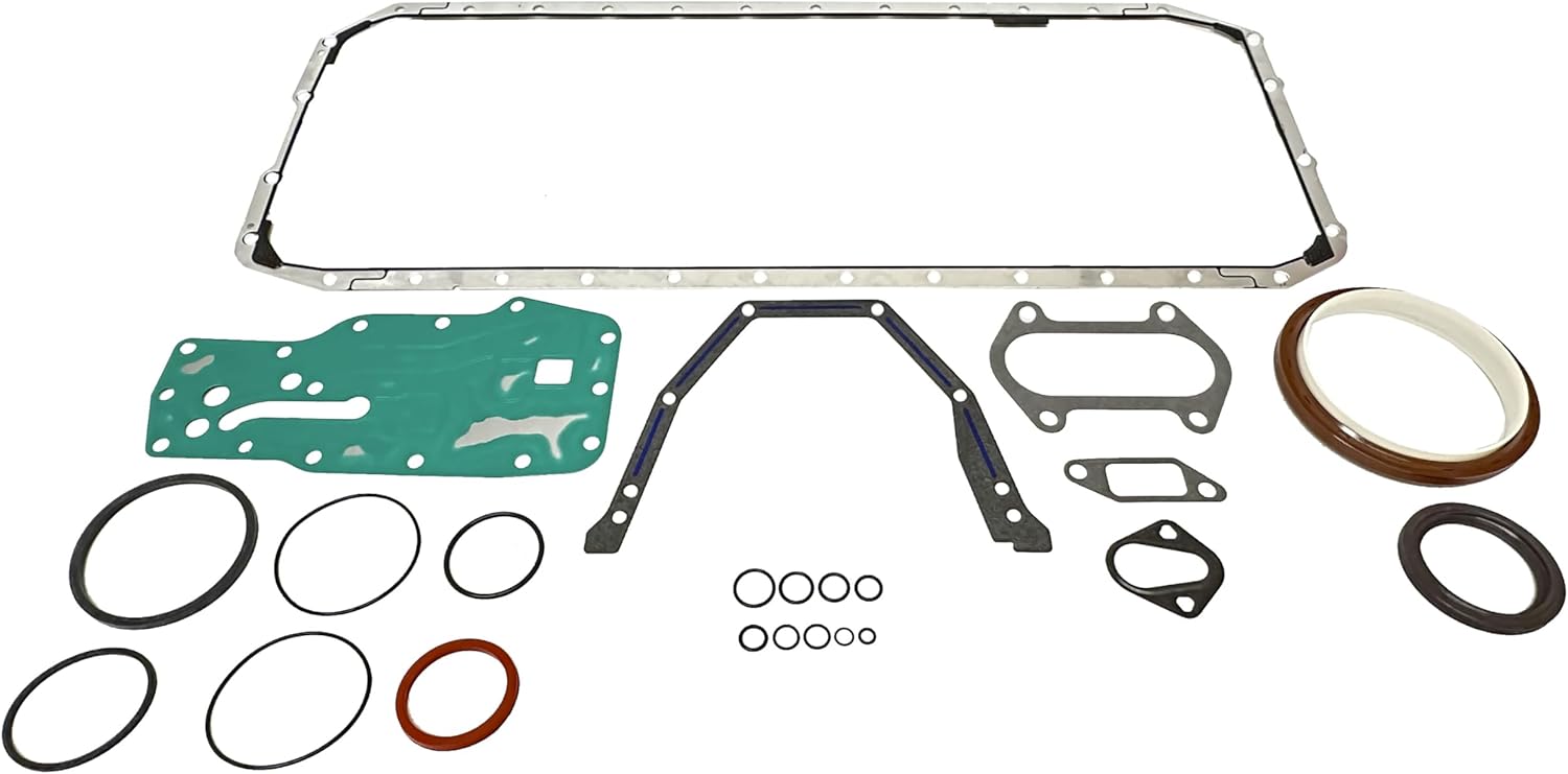 DNJ LGS1188 Lower Gasket Set for 2019-2022 Ram 2500, 3500, 4500 6.7L L6 24V OHV 408cid