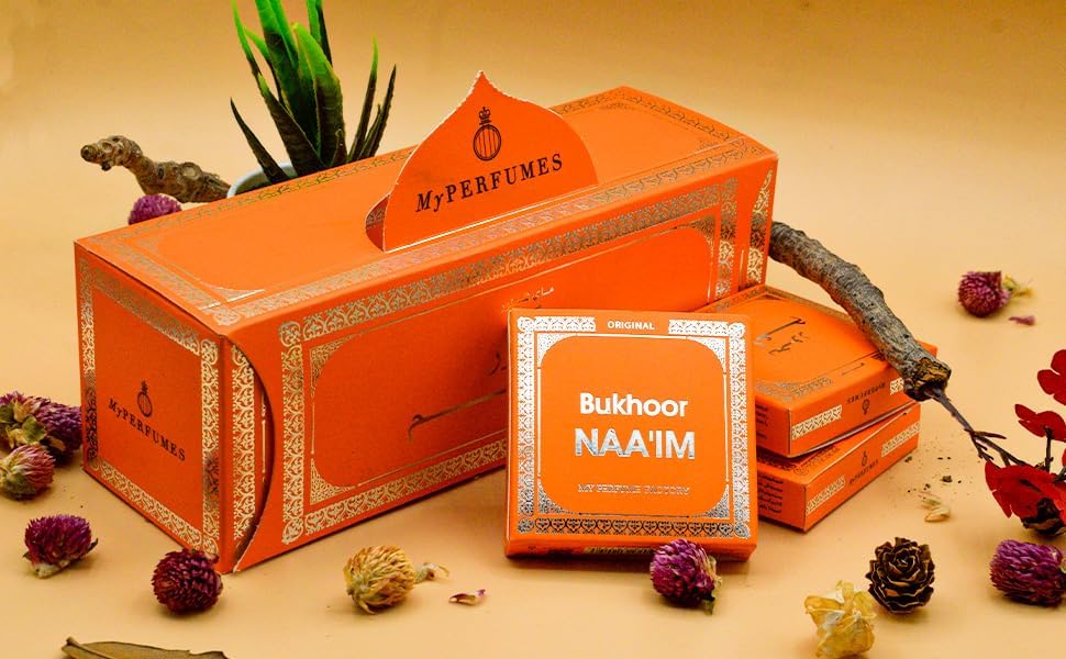 Miniatura 4 de ARABIYAT Oud Bakhoor Naaim Best árabe - Ladrillos de incienso árabe Bukhoor Exótico aroma oriental amaderado y almizclado perfecto para oración y