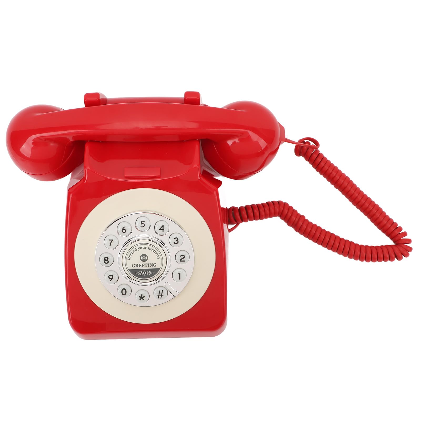 Księga Gości Audio do Telefonu, Wszechstronna pamięć 8 GB, Wygodna Księga Gości Audio na imprezę (Czerwony)