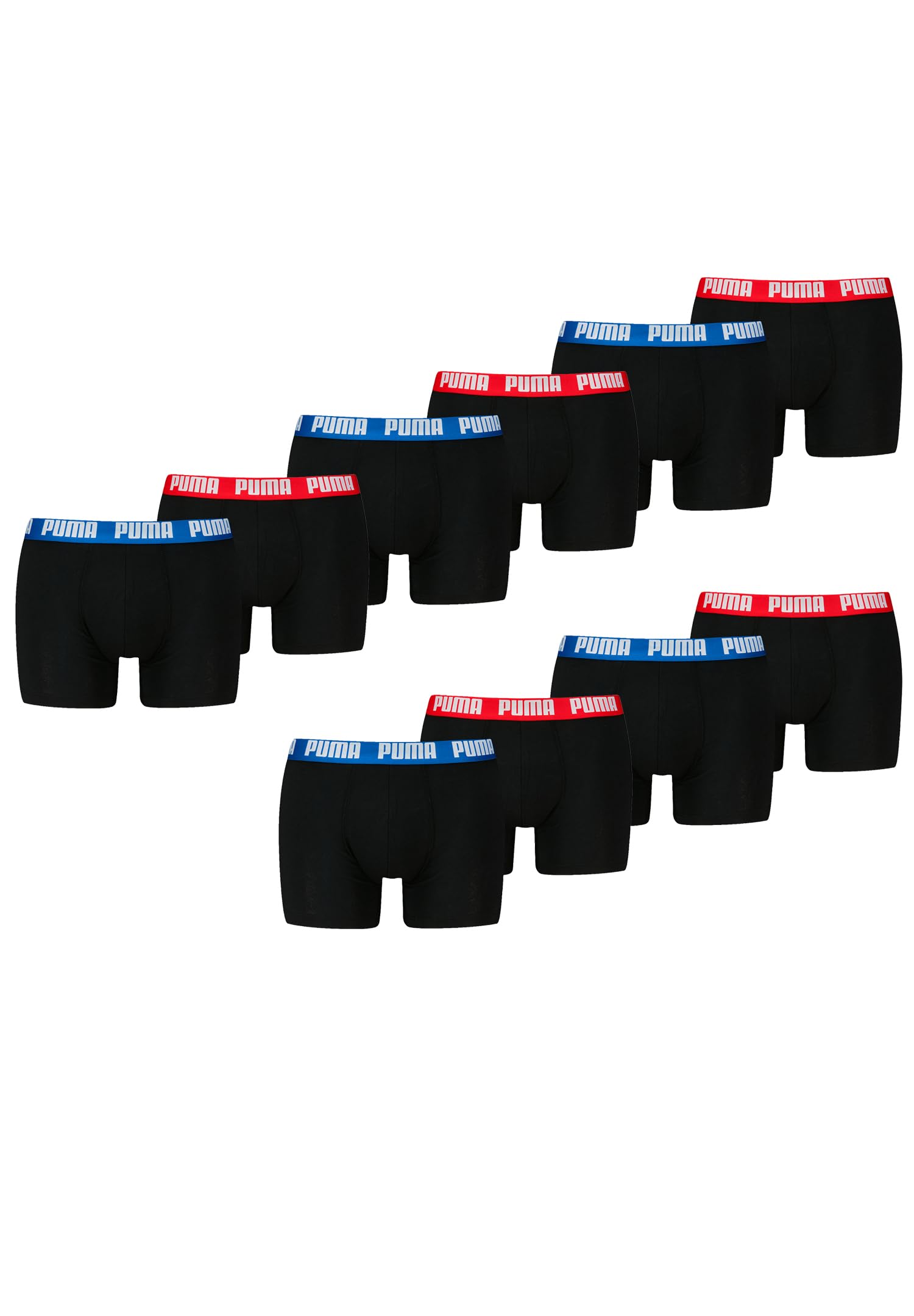PUMA Bokserki męskie szorty Comfort Stretch 10 sztuk