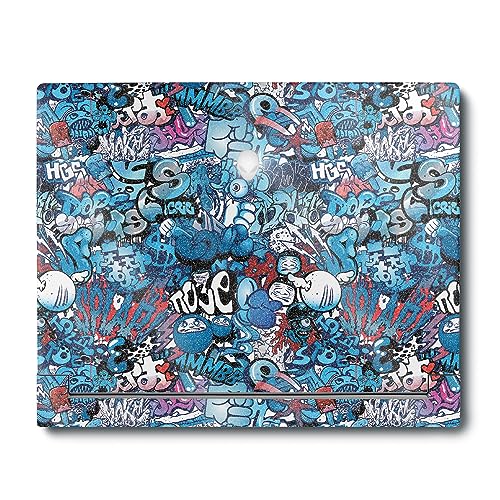 Image of MightySkins Glossy Glitter Skin Compatible with Alienware X16 R1 (2023) Full Wrap Kit - Blue Meanies | Protective, Durable High-Gloss Glitter Finish | Easy to Apply & Change Styles | Made in The USA