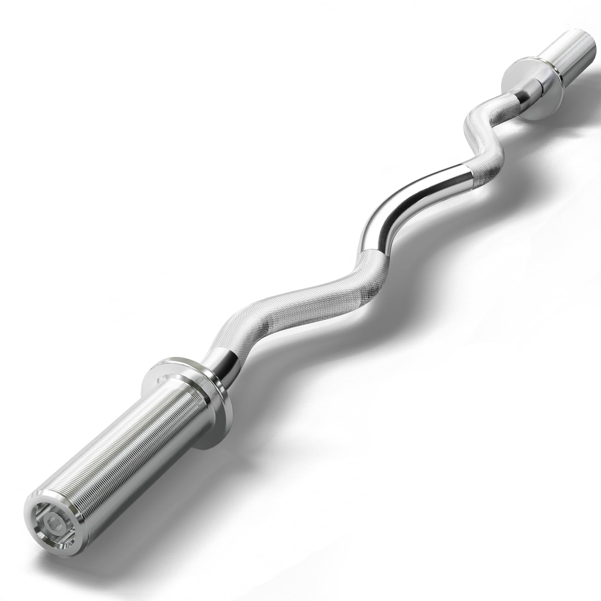 Curl Bar Olympic Barbell EZ Bar 330LB/700LB/1000LB/1500LB for Biceps Curl, Squat, Weightlifting