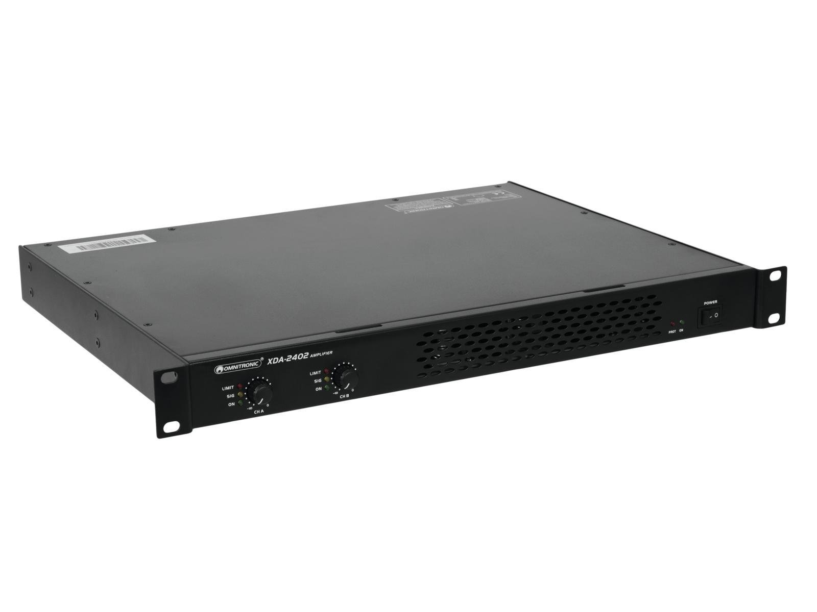 Omnitronic 10451636 Amplificatore di Classe D 1200 Watt