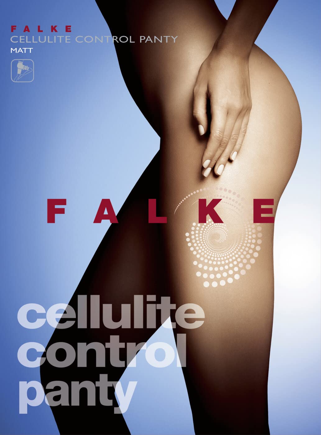 FALKE Damen Cellulite Control 80 Den W Pa Blickdicht Gegen Cellulite Oberschenkel-Shapewear (1er Pack)