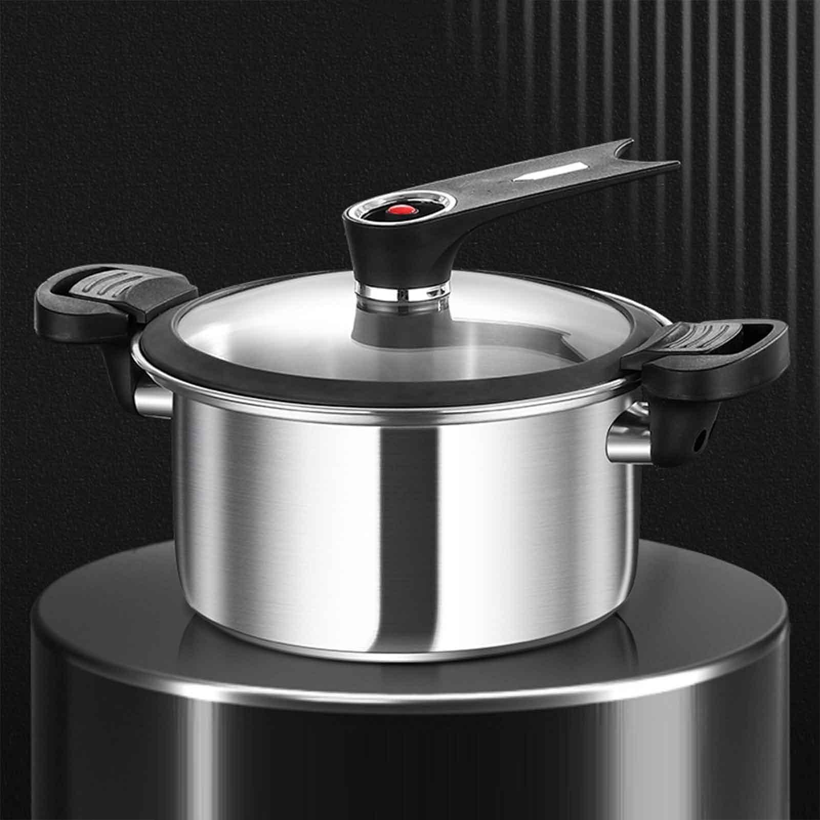 Pentola a Pressione per Cucinare Pentola per Cottura a Vapore a Pressione | Cuocitore a Vapore per la Cottura per l'in Cucina Casa Sala da Pranzo Ristorante per Cereali Riso e Zuppa