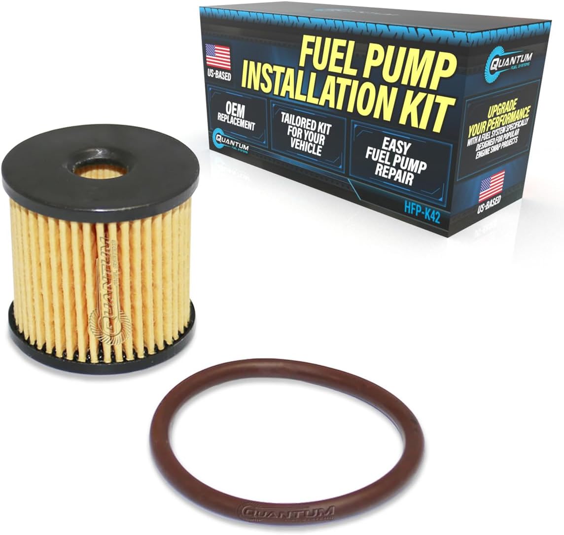 HFP QFS Fuel Filter Kit Replacement for Harley Davidson Fat Bob, Road King, Softail, Glide, Low Rider, Street Bob, Freewheeler,Dyna, Street Glide Trike, 2004-2022, oem 61011-04A