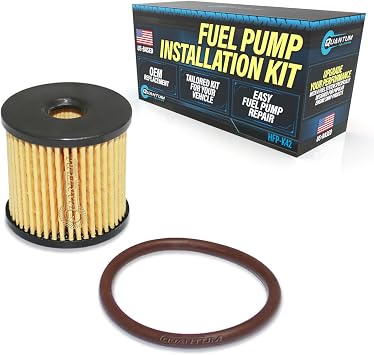 QFS Fuel Filter Kit Replacement for Harley Davidson Fat Bob, Road King, Softail, Glide, Low Rider, Street Bob, Freewheeler,Dyna, Street Glide Trike, 2004-2022, oem 61011-04A
