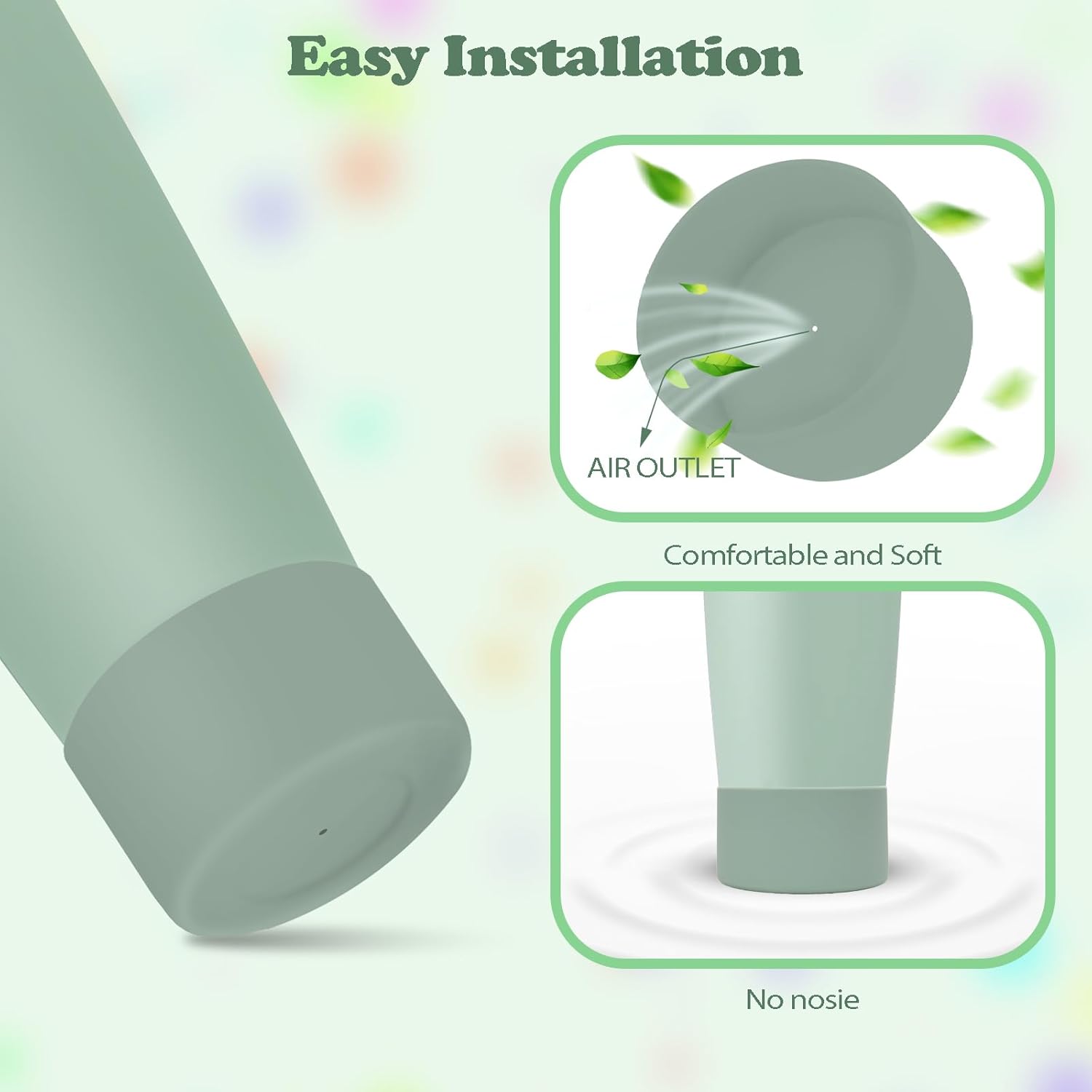 2Pcs Silicone Boots for 30oz & 40oz Owala Bottles Sway & Tumblers – Non-Slip, Scratch-Resistant, Stability Enhancer for Owala Accessories, Available in 12 Colors (Eucalyptus Green) - Image 4