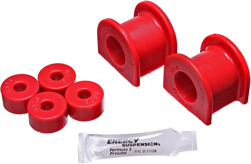 Kit de buchas da barra estabilizadora dianteira Energy Suspension 8.5141R 26 mm – 1 conjunto