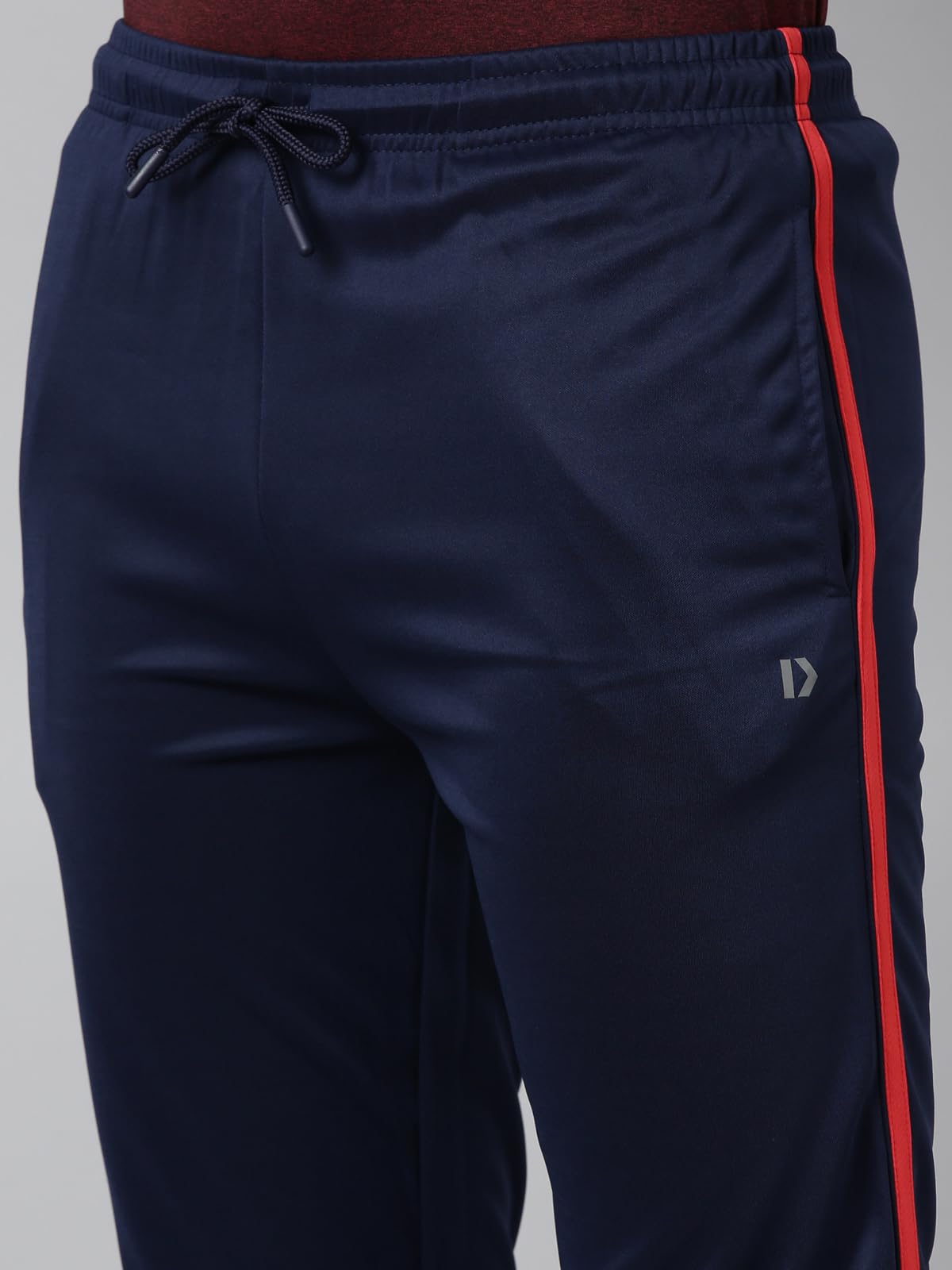 Dixcy Scott Originals Piping with Drawstring Regular Fit Track Pant for Men - Atom Jogger(Navy)-L 4