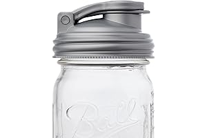 Recap Mason Jar Lids with Leak-Proof Pour Spout and Carry Loop
