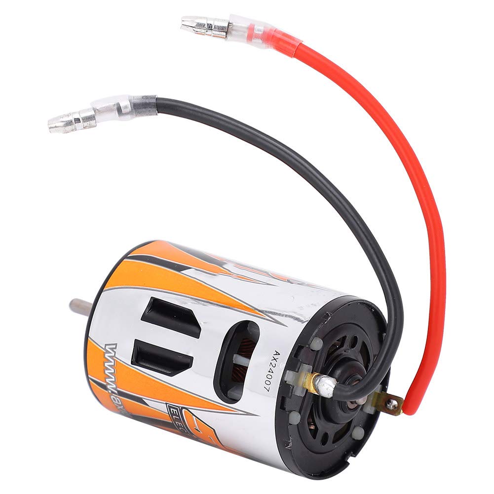 Alomejor – Moteur RC 550 10T à Balais – Ventilateur, Dissipateur, Roulements – Compatible 1:10 Crawler (Axial, JL, Slash)
