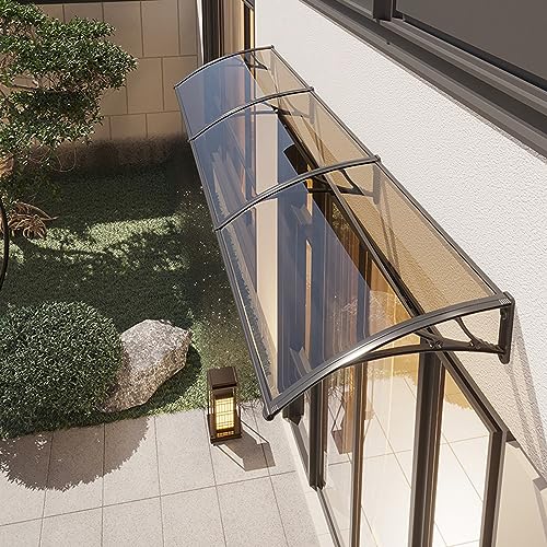 Toldo para puerta y ventana de policarbonato transparente exterior 2