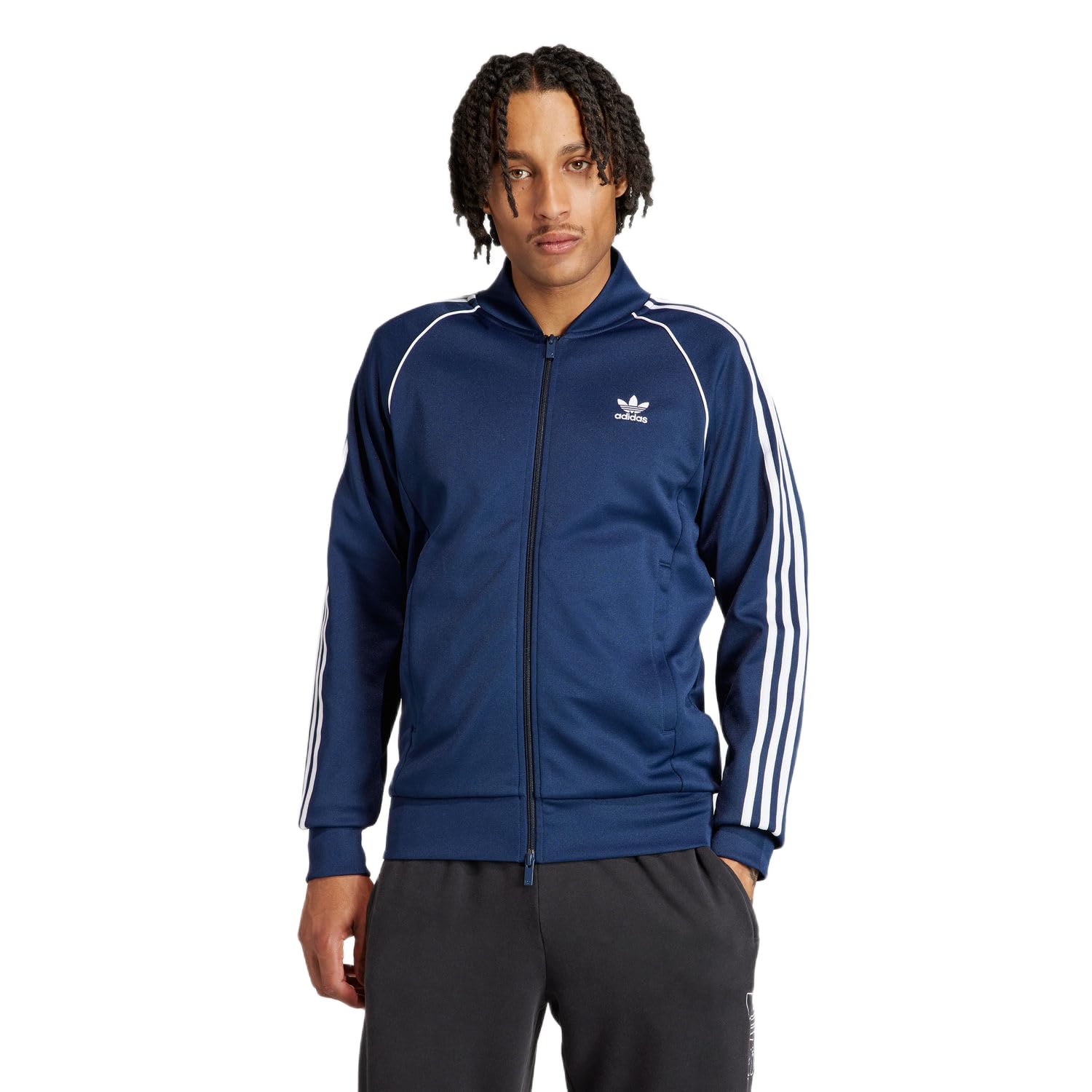 adidas Blue Jacket Man Sst, Blue, L