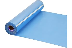 12ft Roll Sky Blue Heat Transfer Vinyl for T-Shirts and DIY Crafts