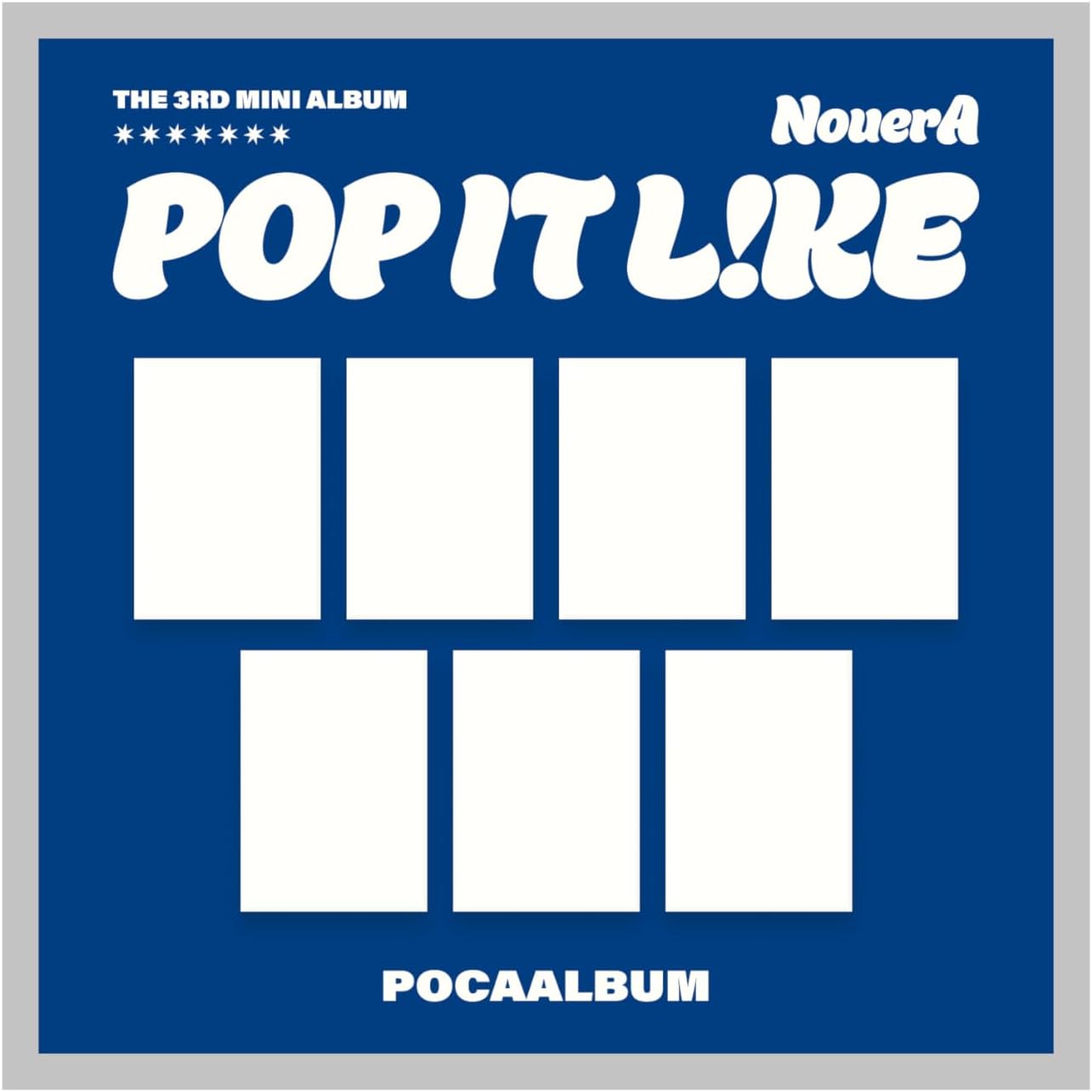 (Standard Set : FREE+POP) NouerA POP IT LIKE 3rd Mini Album with Tracking