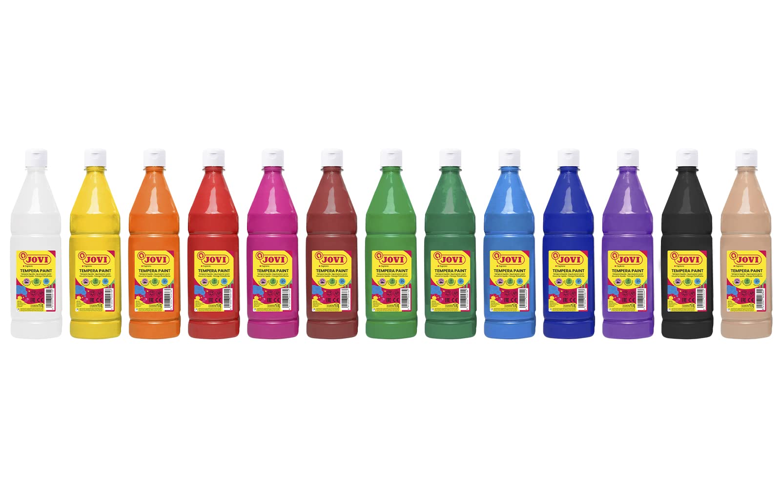 Jovi 511 - Témpera líquida | Pintura a base de ingredientes naturales, Fácil de lavar, Sin gluten