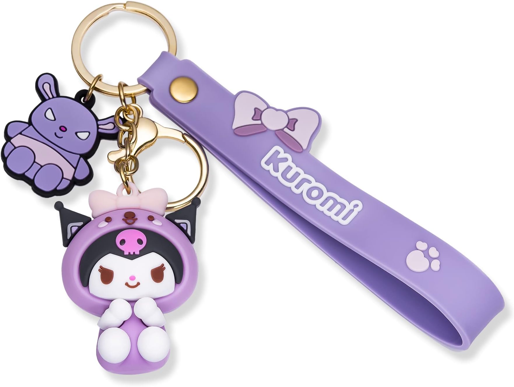 MedsorCute Kawaii Keychain Anime Cartoon Sanrio kawaii Keyring Pendants for Car Backpacks Accessories Jewelry