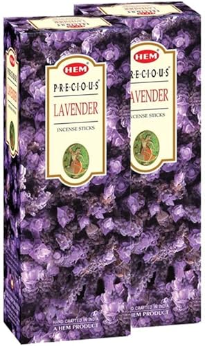 HEM Varitas de incienso de lavanda de 3.53 oz, paquete de 2 (200 GRAMOs)