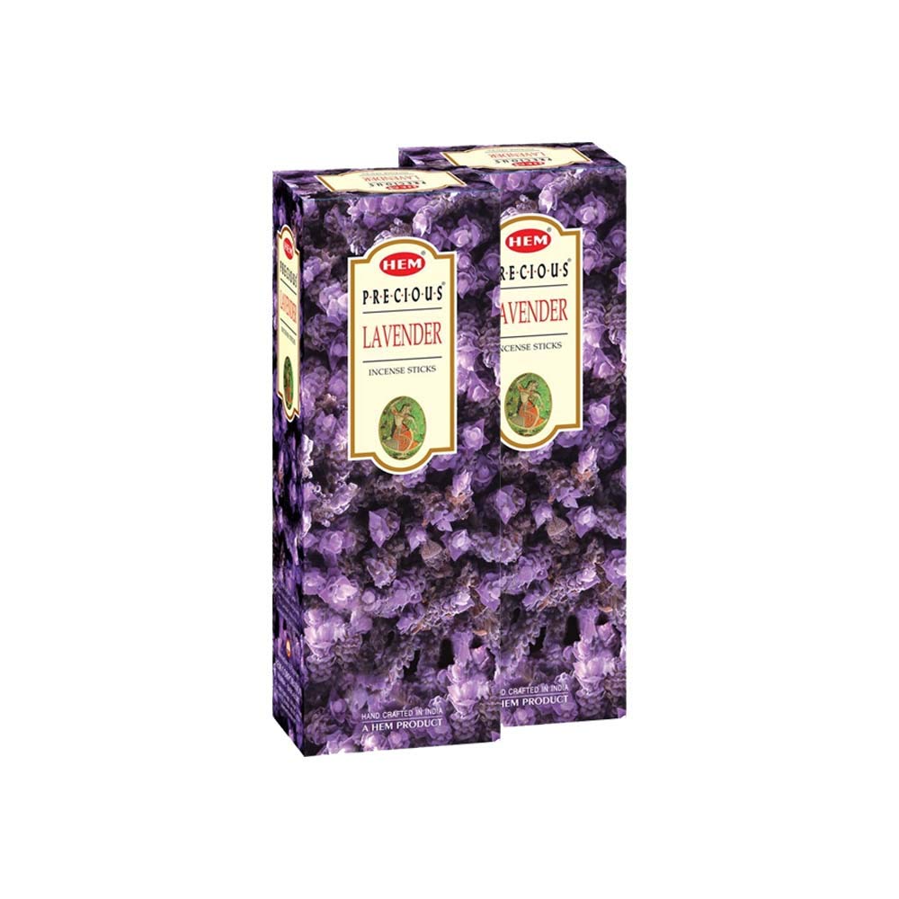 Hem Lavender Incense Sticks – 100g Pack of 2 (200g Total) – Long-Lasting Aromatherapy for Relaxation, Meditation & Home Fragrance.