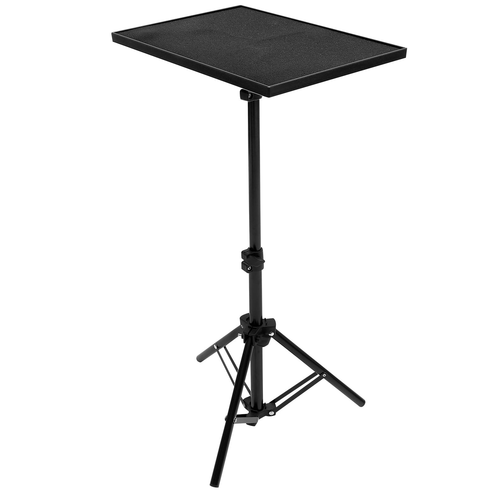 Angoily Trípode para Proyector Plegable Ajustable, Soporte de Abs y Metal, Bandeja para Portátil, Estantería Multifuncional para Cine en Casa y Reuniones de Oficina