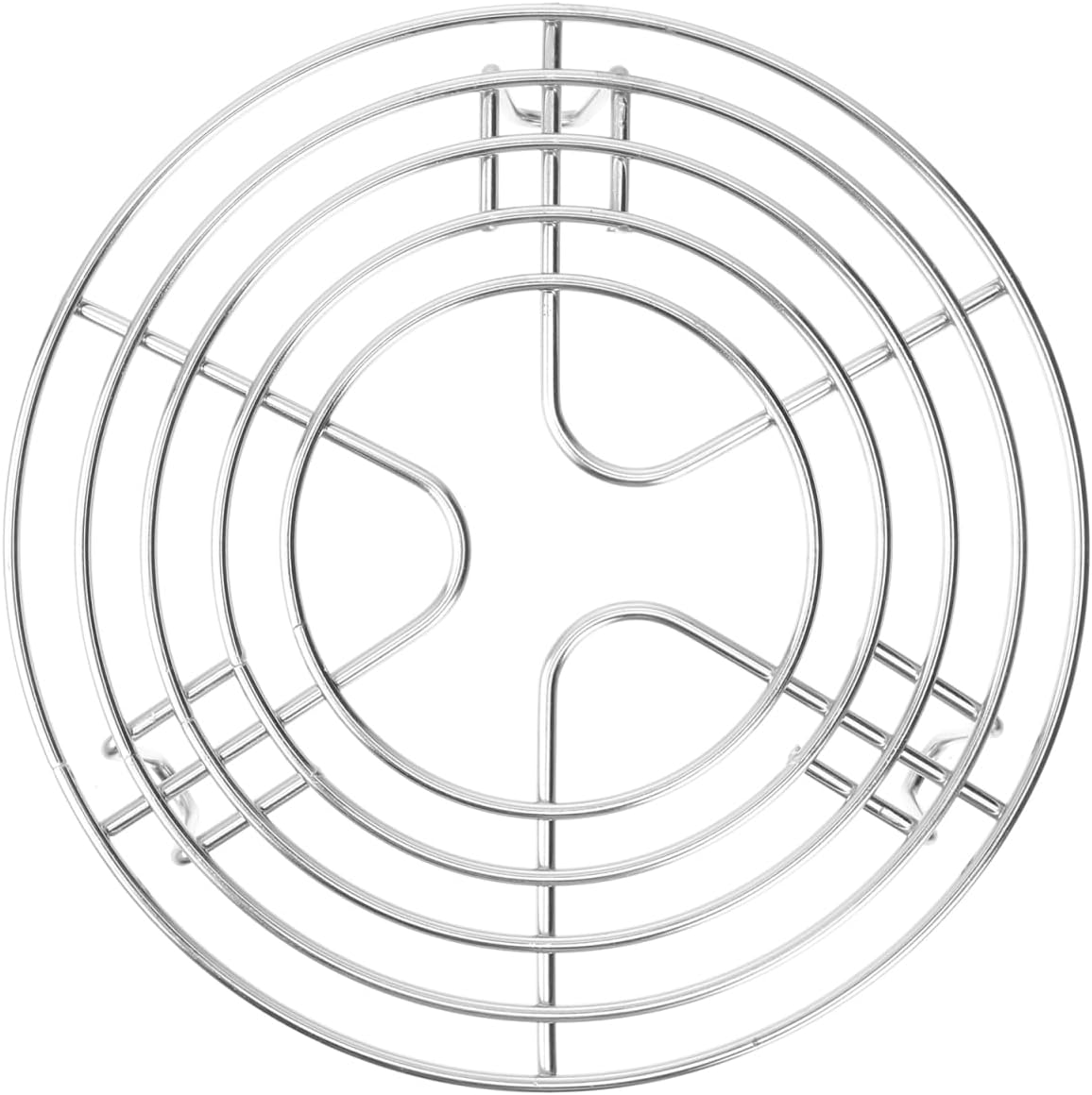 Stainless Steel Rack for Pots, Round Cooling Rack 6.3in (diameter)*1.5in (height), Steam Rack for Steam Fryer Stockpot Pressure Cooker