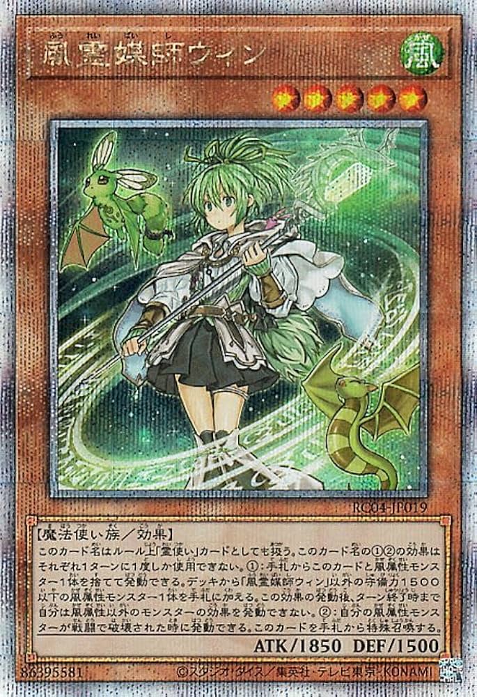 遊戯王25th風霊媒師ウィン Amazon.co.jp: 遊戯王カード 風霊媒師ウィン(25th シークレット