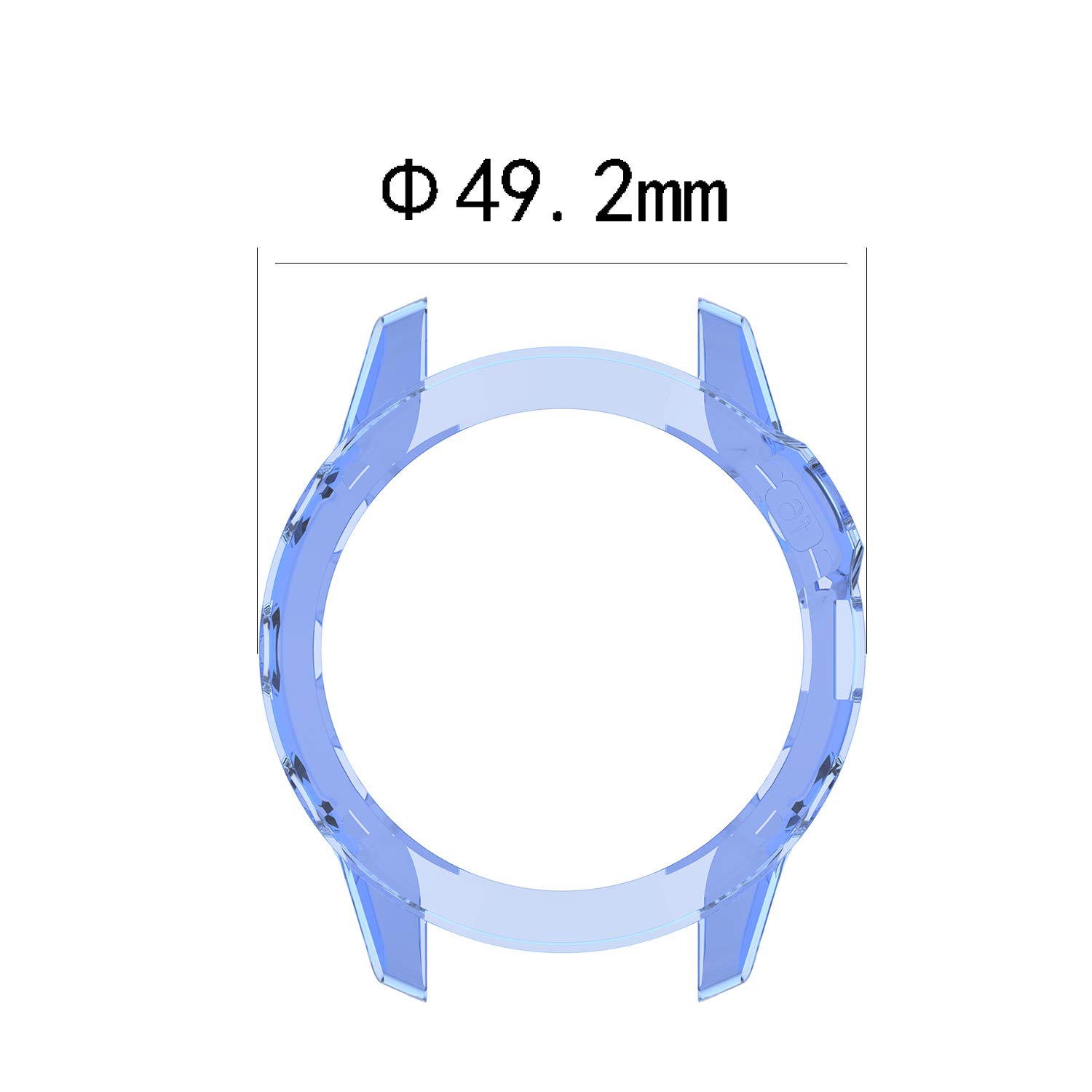Tencloud Etui kompatybilne z Garmin Fenix 6/Fenix 6 Pro/Sapphire, ochronne etui z miękką obudową TPU Bumper Shell, tylko do serii Fenix 6 (nie pasuje do Fenix 6S i 6X) (czarne)