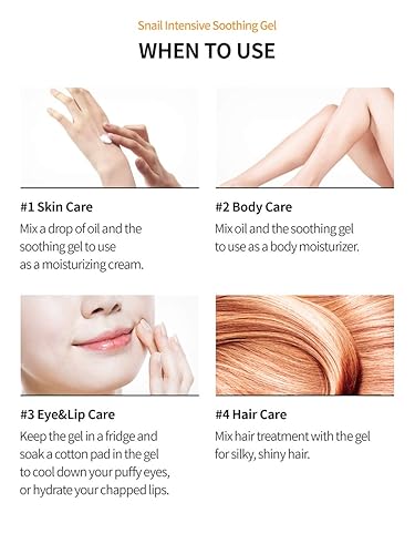 Miniatura 5 de SNP - Gel calmante intensivo de caracol - Máxima refrigeración e hidratación para todo tipo de pieles sensibles - Excelente alivio después del