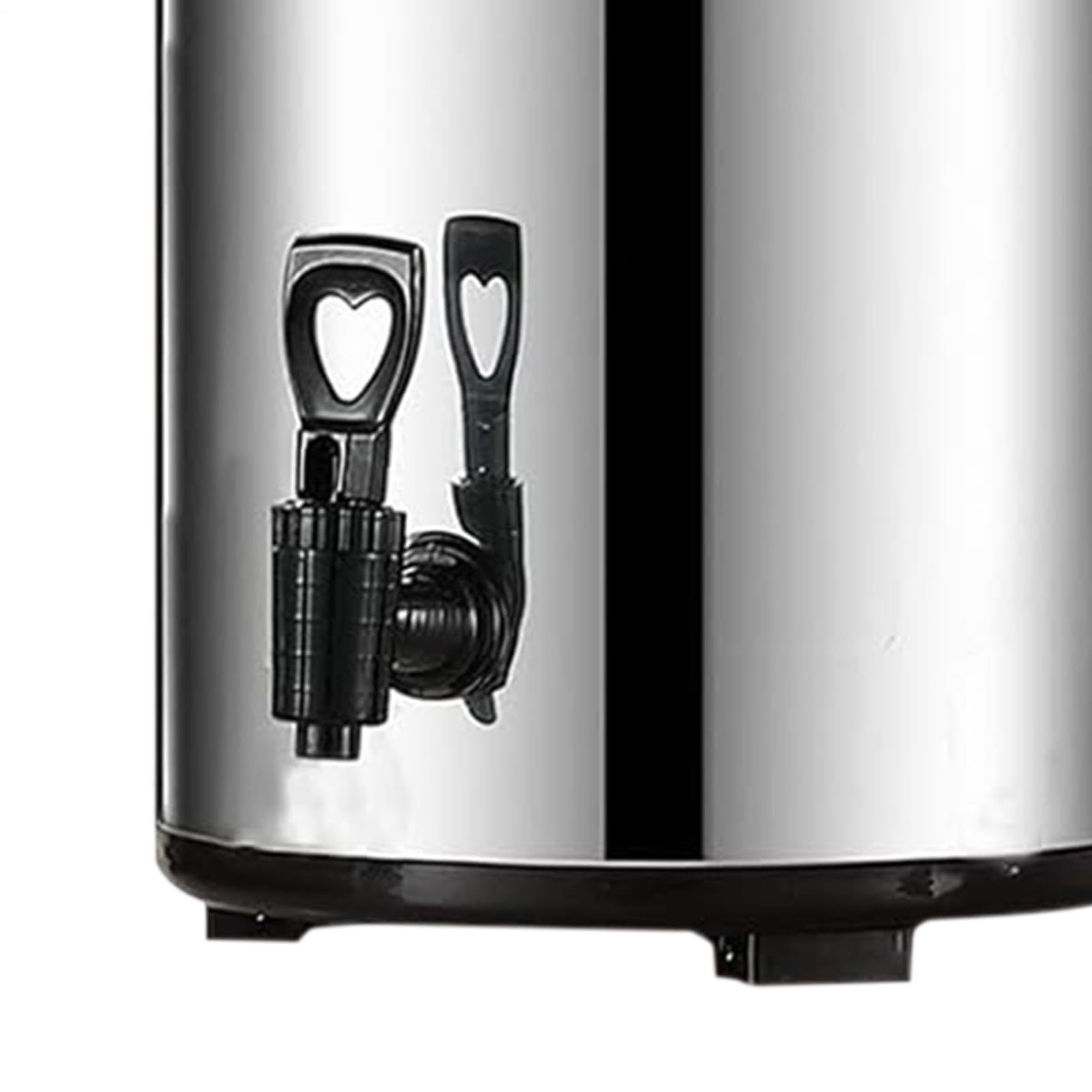 Distributore di Bevande Termico con Rubinetto a Doppia Parete per Succhi | Contenitore in Acciaio Grande Capacità per Caffè da Festa per Bevande Calde Fredde Tè Latte Eventi