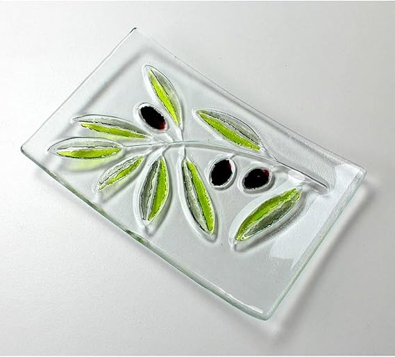 6X 4 Deep 6 Olive Texture Soap Dish Mold Glass Fusing