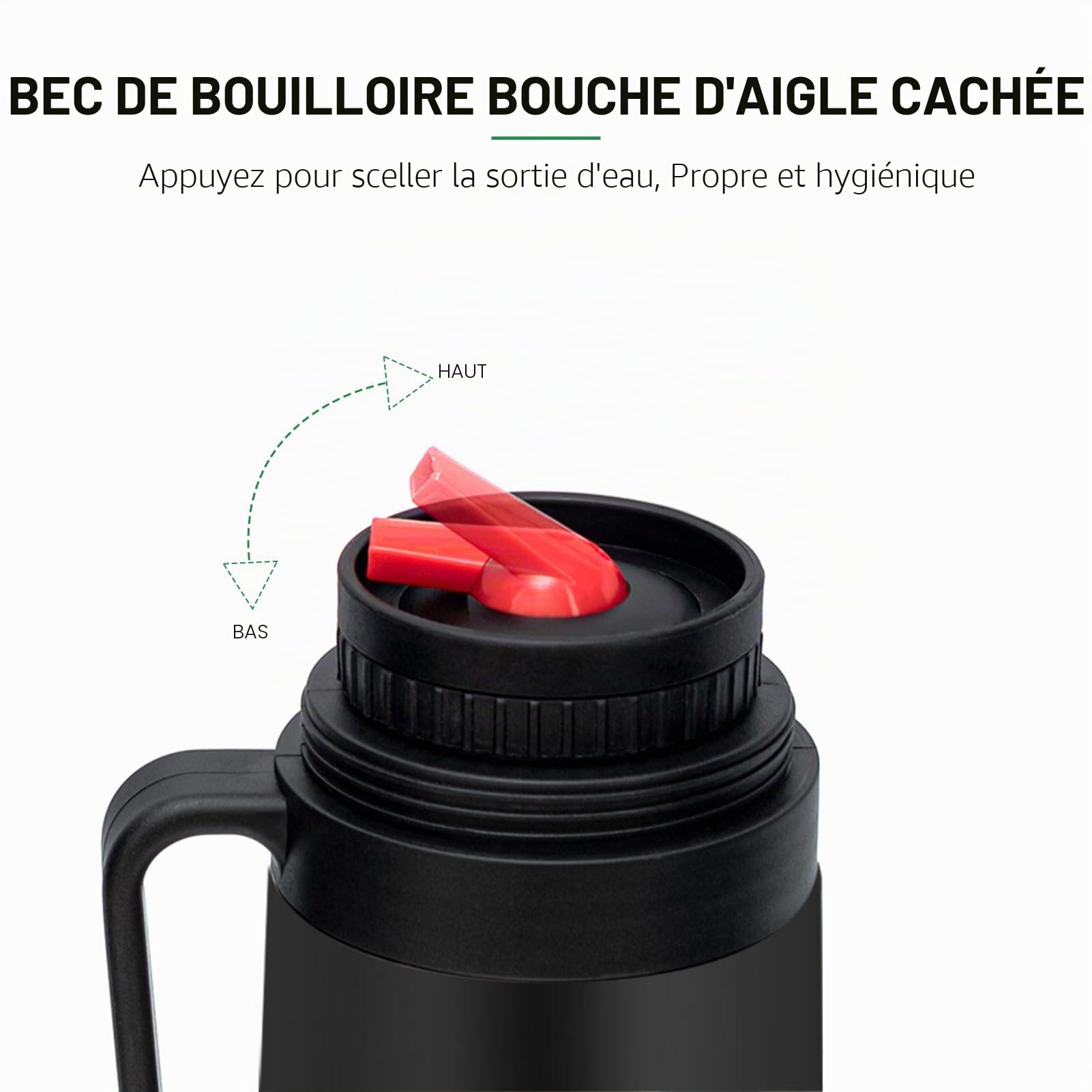 Cuopru Kit Yerba Mate en acier inoxydable de qualité supérieure, gourde isotherme, conteneur, bombilla, brosse de nettoyage, ensemble de filtres à thé, noir mat
