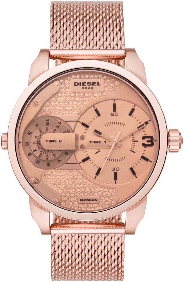 Diesel Mini Daddy Men's Silver Dial Stainless Steel Analog Watch - DZ5600