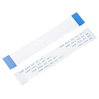 Vista 80 de uxcell Cable plano flexible, 30 mm, 1 mm de distancia entre conductores, 4 pines, cables FPC y FFC de cinta flexible para televisor LCD, audio