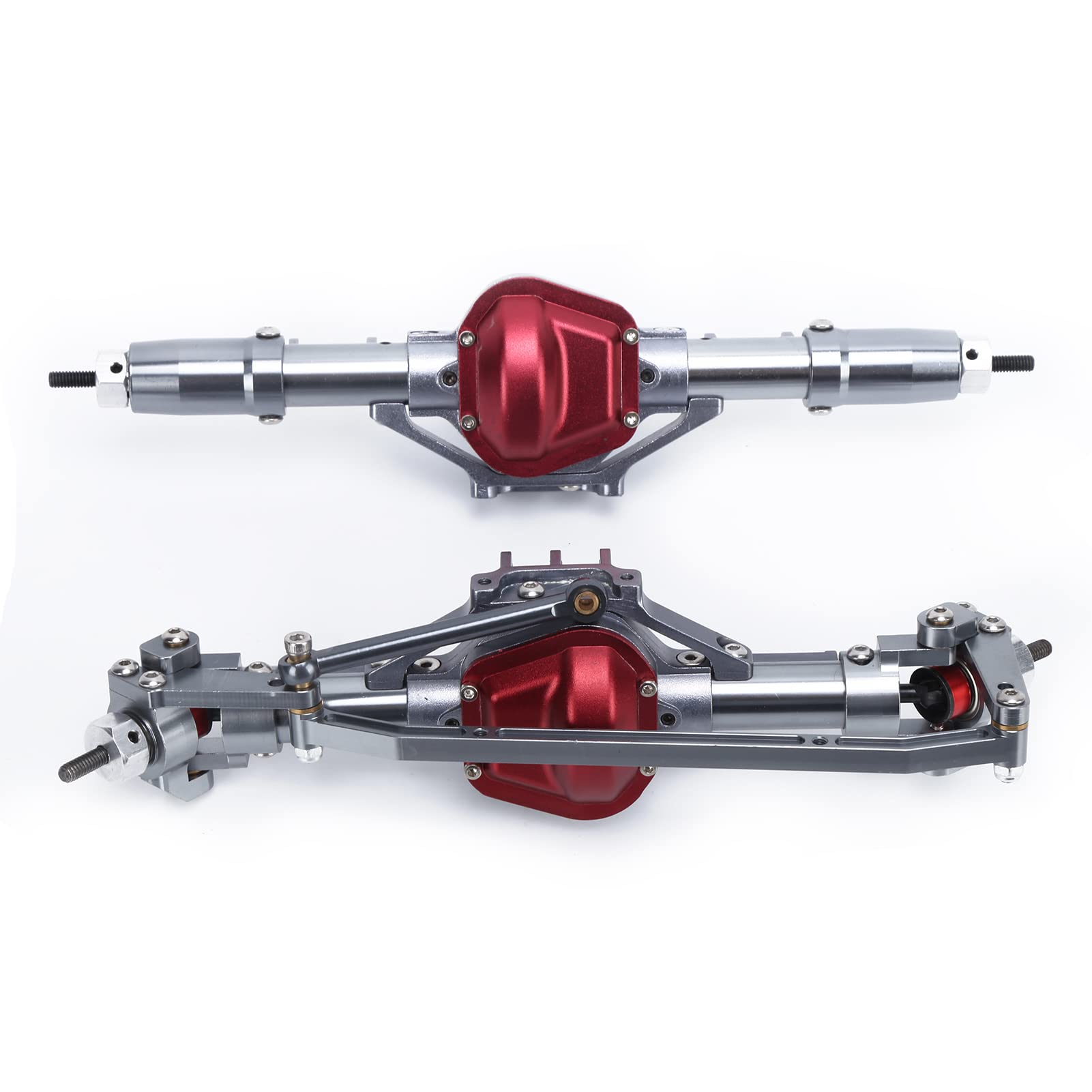 Changor Części do Zdalnego Sterowania Trwałe Akcesoria ze Stopu Aluminium z Wałem Napędowym do Samochodów SCX10 90046 SCX10 90047 1/10 RC