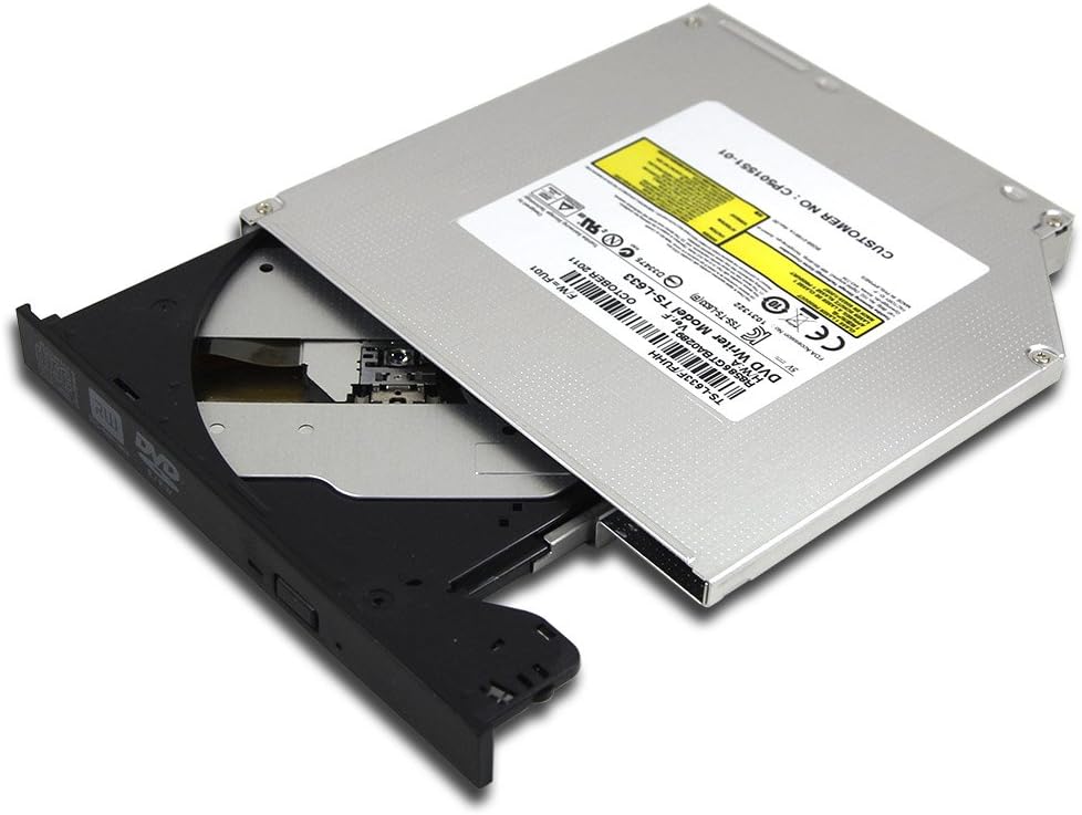 Asus K50C K50IN N53SV N53S N53SN Series Laptops 8X DL DVD RW RAM Dual Layer Recorder 24X CD Burner 12.7mm SATA Slim Internal Optical Drive Replacement