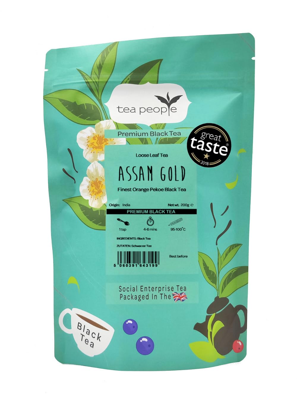 Tea People Assam Gold Loose Tea Pack, 200 g