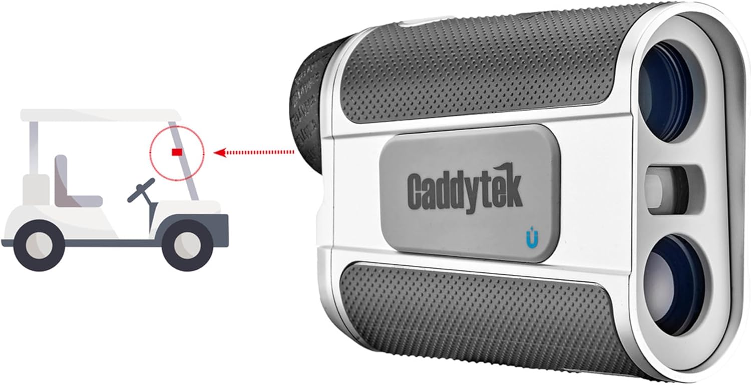 Caddytek Golf Laser Rangefinder with Slope and Pin Validation Functions