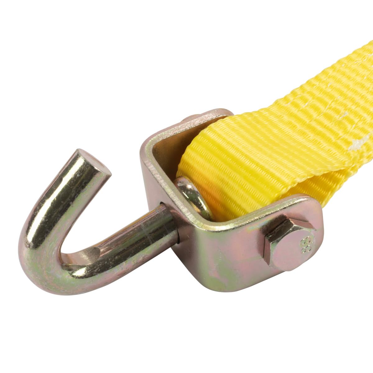 STAHLWERK TRS-50 ST Lot de 2 Sangles à Cliquet pour Pneu 3 m x 50 mm 2,250 kg - Sangle d'Arrimage et de Transport