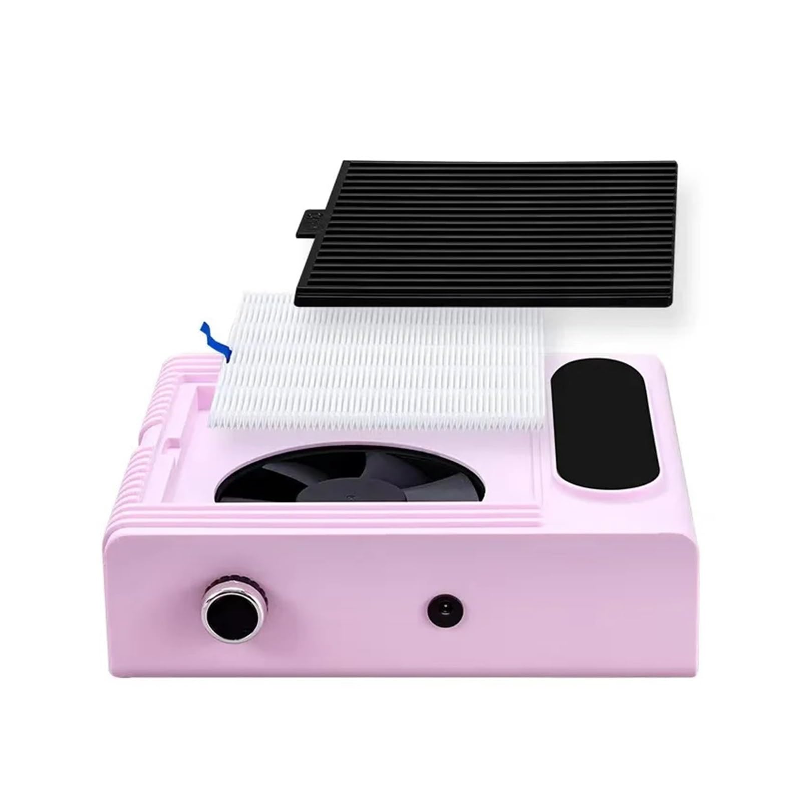 MRKU Aspiradora para manicura con Filtro Lavable, bajo Nivel de Ruido, 80 W, Potente y con Accesorio para Limpieza a 4500 RPM.