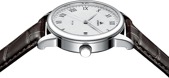 LN LENQIN Mens Watches Watches for Men Analog Quartz Watch 30M Waterproof Men's Wrist Watches Fashion Business Mens Designer Watch Leather Band