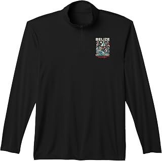 Belize City Travel Vacation Country Belize Roots Belizean Performance Quarter-Zip Top