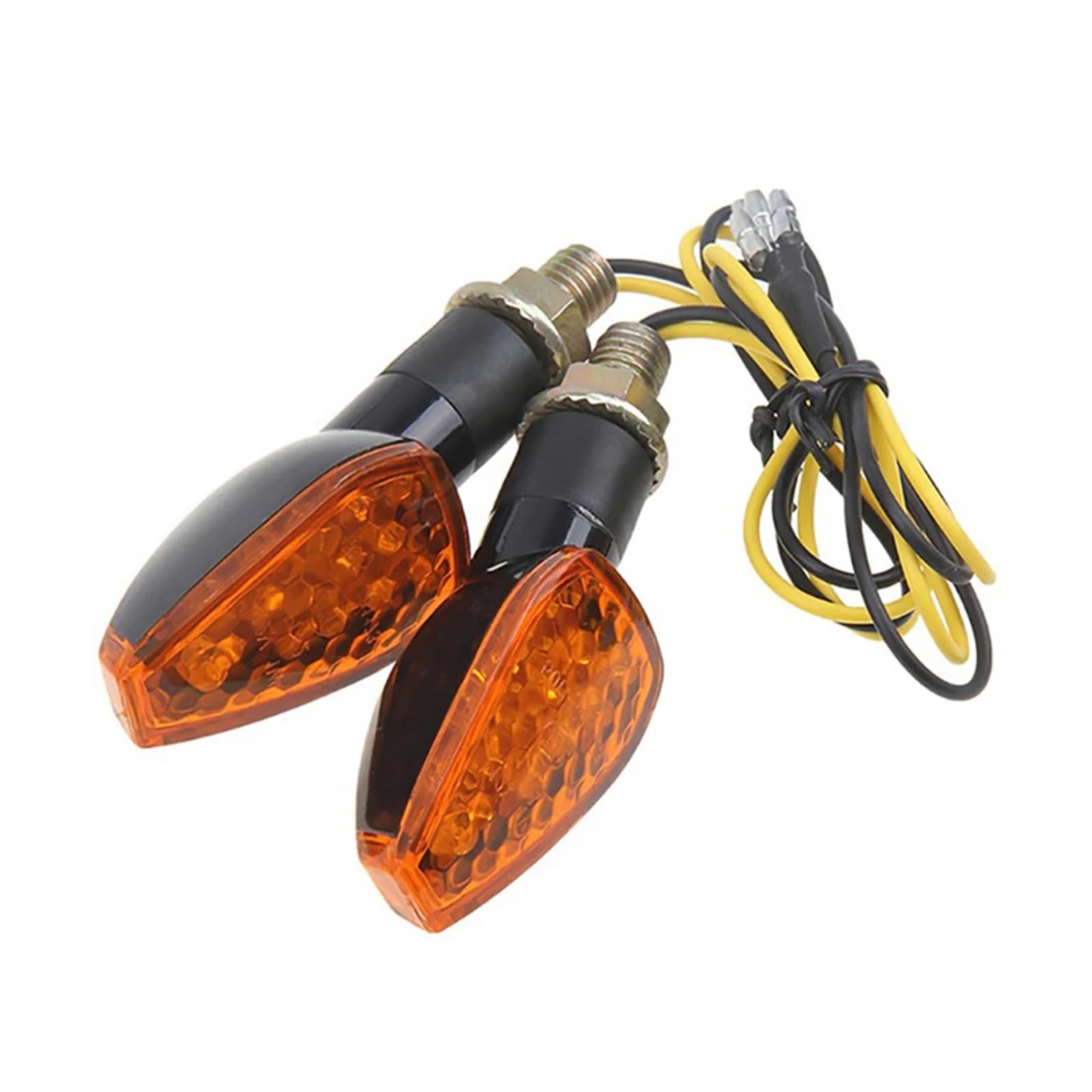 2 uds Universal 12V Intermitentes Motocicleta Giro luz señal