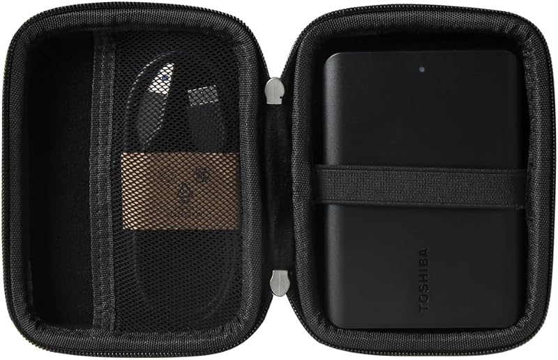 Hard Travel Case for Toshiba Canvio Basics 2TB/ 1TB/ 4TB Portable External Hard Drive
