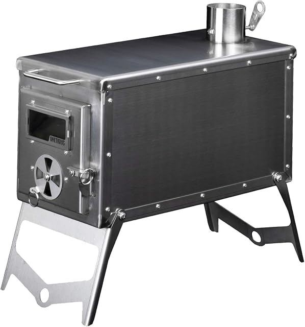 OneTigris TIGER ROAR Tent Stove with Chimney Pipes, for Winter Camping, Outdoor Cooking, RV Camping Trips